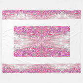 蝶の女王57 フリースブランケット (正面(横))