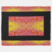 蝶の女王58 フリースブランケット (正面(横))