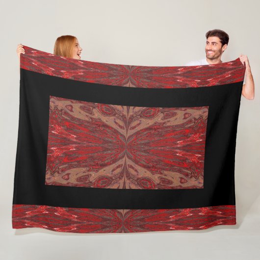 蝶の女王64 フリースブランケット (インサイチュ)