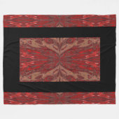 蝶の女王64 フリースブランケット (正面(横))