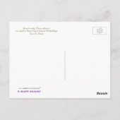 蝶の女王 ポストカード (裏面)