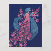 蝶の女神 ポストカード (正面)