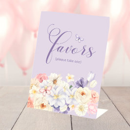 蝶の好意サイン 台座サイン