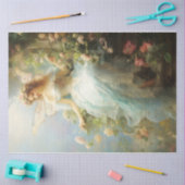 蝶の妖精の乙女 薄葉紙 (クラフト)