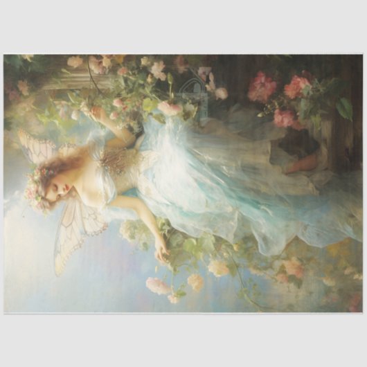 蝶の妖精の乙女 薄葉紙 (正面)