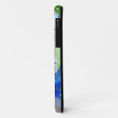 蝶の妖精の国の青い花 Case-Mate iPhoneケース (裏面/左)