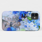 蝶の妖精の国の青い花 Case-Mate iPhoneケース (裏面(横))