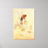 蝶の妖精 キャンバスプリント (正面)