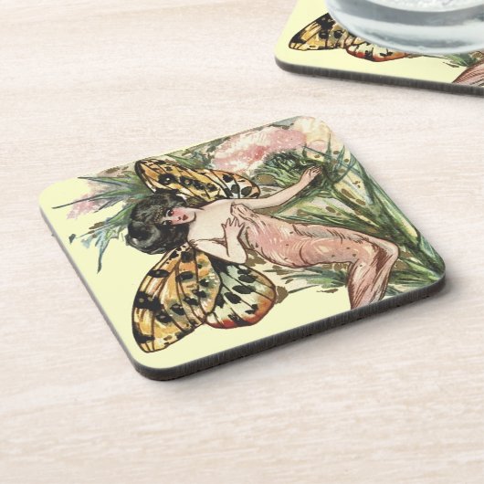 蝶の妖精 コースター (左側)