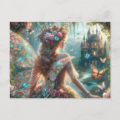 蝶の妖精 ポストカード (正面)