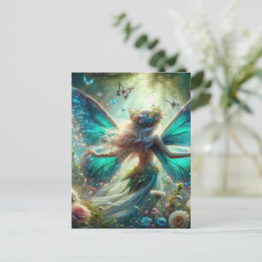 蝶の妖精 ポストカード (スタンド正面)