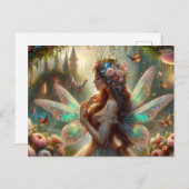 蝶の妖精 ポストカード (正面/裏面)