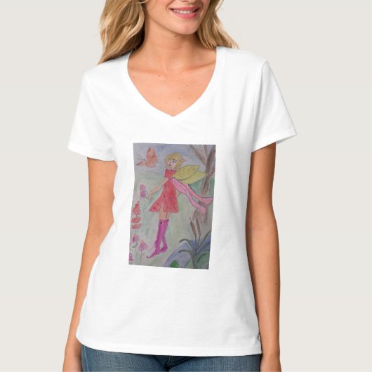 蝶の妖精 Tシャツ (正面)