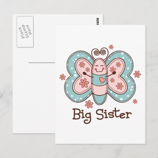 蝶の姉さん ポストカード (正面/裏面)