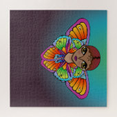 蝶の少女 ジグソーパズル (横)