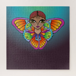 蝶の少女 ジグソーパズル