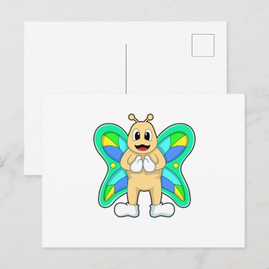 蝶の幸せ ポストカード (正面/裏面)