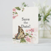 蝶の庭での結婚式 Save The Date 招待状 (スタンド正面)