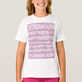 蝶の庭のガールズTシャツ Tシャツ