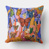 蝶の庭のクッション クッション (正面)