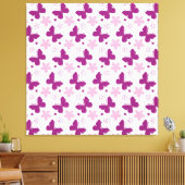 蝶の引き伸ばしキャンバス印刷 キャンバスプリント (インサイチュ (リビング))