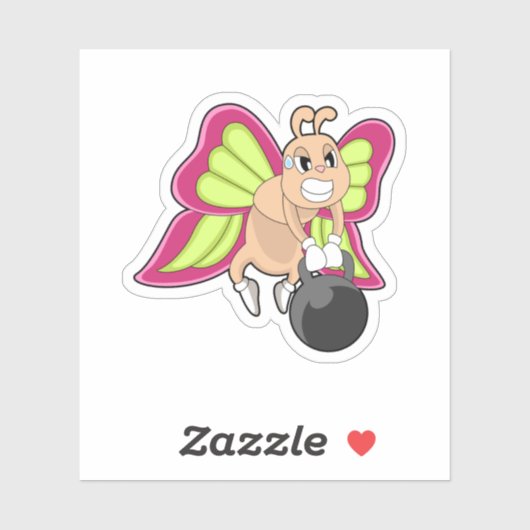 蝶の強さの訓練ダンベル シール (シート)