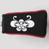 蝶の形をしたゴカ ゴルフヘッドカバー (正面)