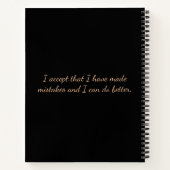 蝶の影の仕事日誌スパイラルノート ノートブック (裏面)