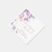 蝶の彼女は結び目ブライダルシャワー スタンダードカクテルナプキン (角)