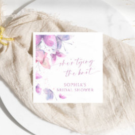 蝶の彼女は結び目ブライダルシャワー スタンダードカクテルナプキン