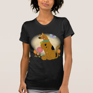 蝶の後のScooby-Doo Tシャツ