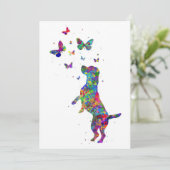 蝶の恋人 ビーグル犬が蝶と遊ぶ セーブザデート (スタンド正面)