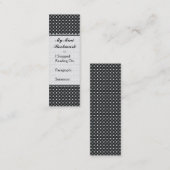 蝶の愛 | ブラックレース2装飾品 スキニー名刺 (正面/裏面)