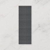 蝶の愛 | ブラックレース2装飾品 スキニー名刺 (裏面)