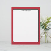 蝶の愛 |赤無地の色5 縁ど (スタンド正面)