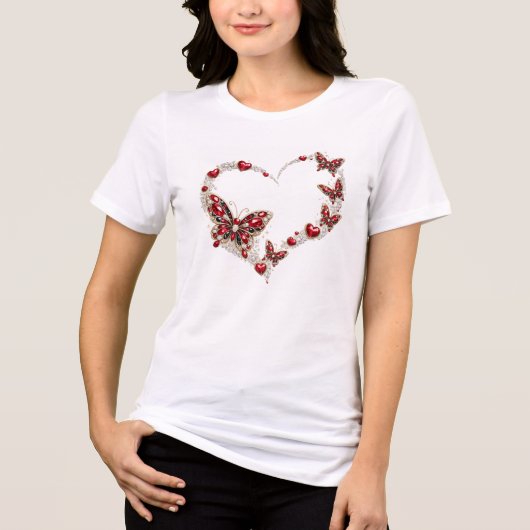 蝶の愛 Tシャツ トライブレンドTシャツ (正面)