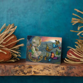 『蝶の戦車』の額 フォトプラーク (側面)