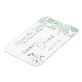 蝶の抹茶の菊の日を保存 マグネット (左側)