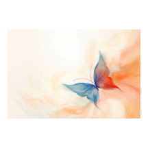 蝶の抽象芸術絵画の