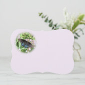 蝶の招待状または挨拶 – パーソナライズ 招待状 (スタンド正面)