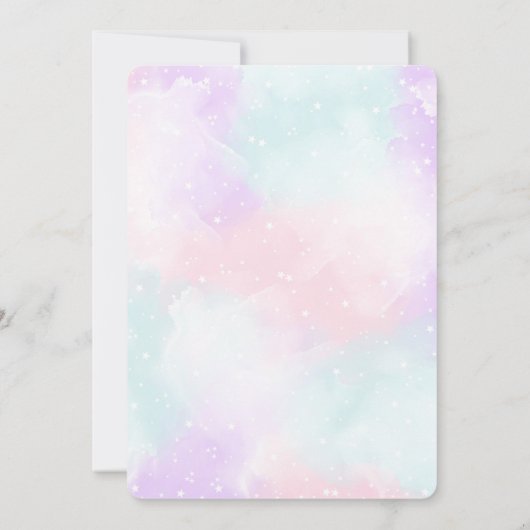 蝶の招待状 招待状 (裏面)