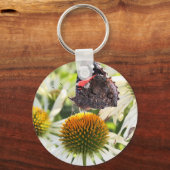 蝶の提督の花 キーホルダー (正面)