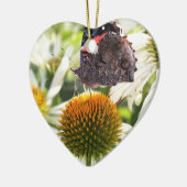 蝶の提督の花 セラミックオーナメント (左)