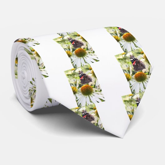 蝶の提督の花 ネクタイ (ロール)