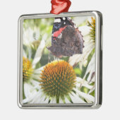 蝶の提督の花 メタルオーナメント (左)