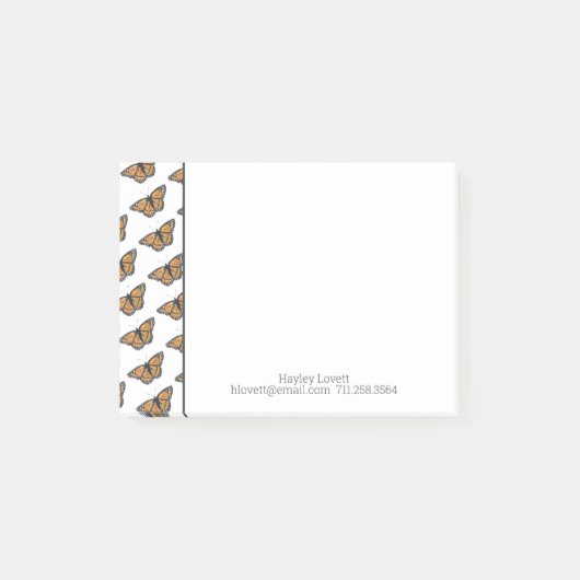 蝶の文房具 ポストイット (正面)