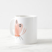 蝶の昆虫の絵 | 手描きの自然 コーヒーマグカップ (正面左)