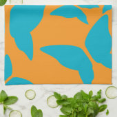 蝶の明るい折衷的キはっきりしたッチン キッチンタオル (折り畳み)