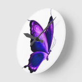 蝶の時計 ラウンド壁時計 (傾斜)