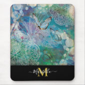 蝶の曼荼羅 モノグラム マウスパッド (正面)